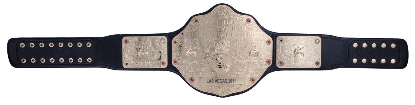 2011 WWE World Heavyweight Wrestling Champion Replica Belt 